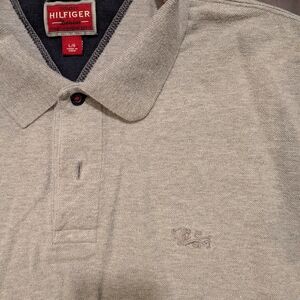 Tommy Hilfiger Vintage Gray Polo Shirt for Men